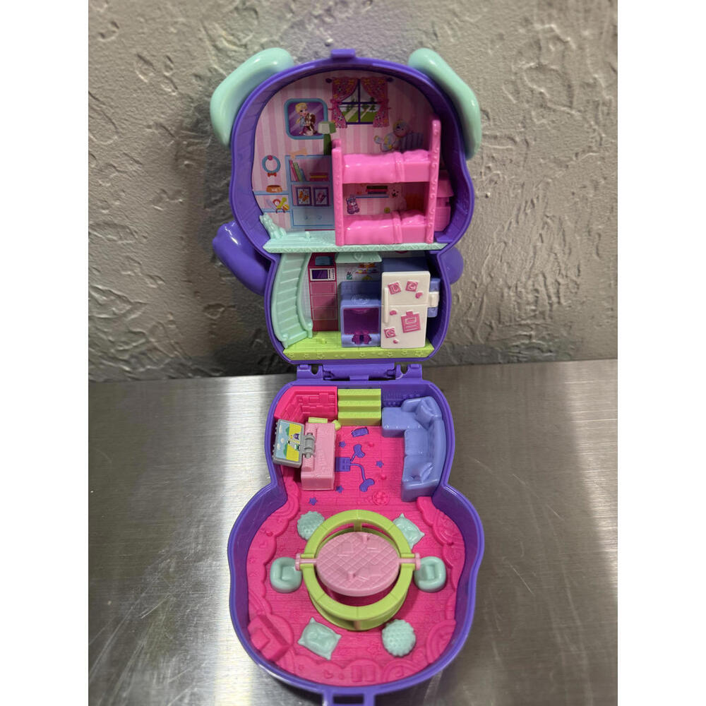 Polly Pocket Purple Puppy House Compact Playset - Picture 4 of 4